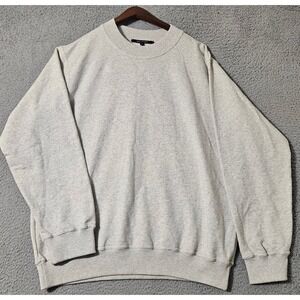 Sofie D'Hoore Womens Size 36 (4/6) Gray Crewneck Oversized Cotton Sweater Top